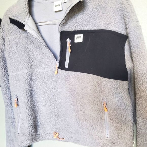 Vans Kirk Polar Fleece Half Zip Sweatshirt - Picture 3 of 6